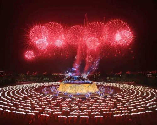 2019年央视春晚井冈山分会场大型焰火燃放