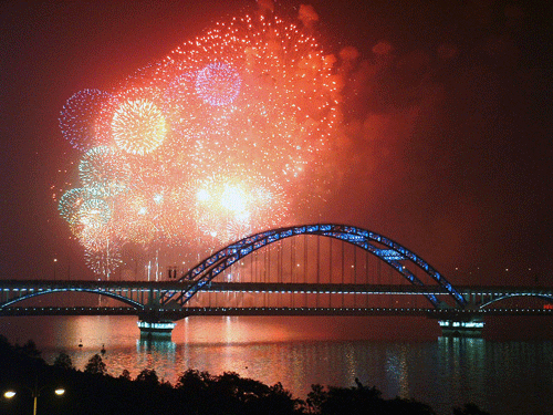 焰火燃放的分类